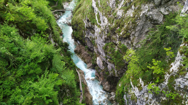 Slowenien Tolmin Klamm