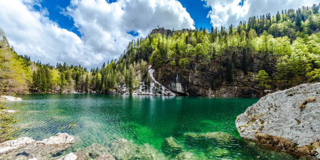 Slowenien Triglav schwarzer See