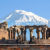 Armenien Eriwan Tempel Zvartnos Berg Ararat