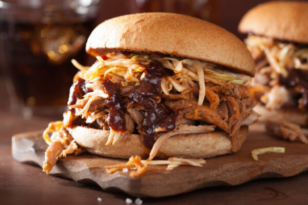 pulled pork burger