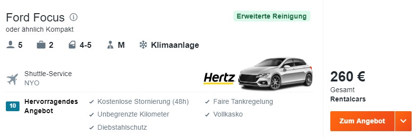 Fly & Drive durch Schweden: 8 Tage mit Flug & Mietwagen nur 80