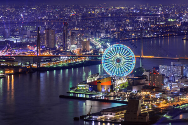 japan osaka riesenrad