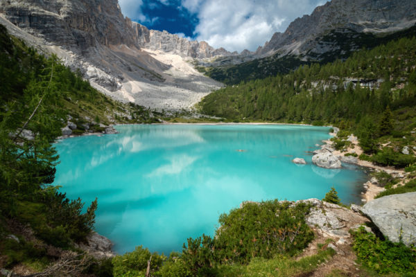 Italien Lago di Sorapis türkis