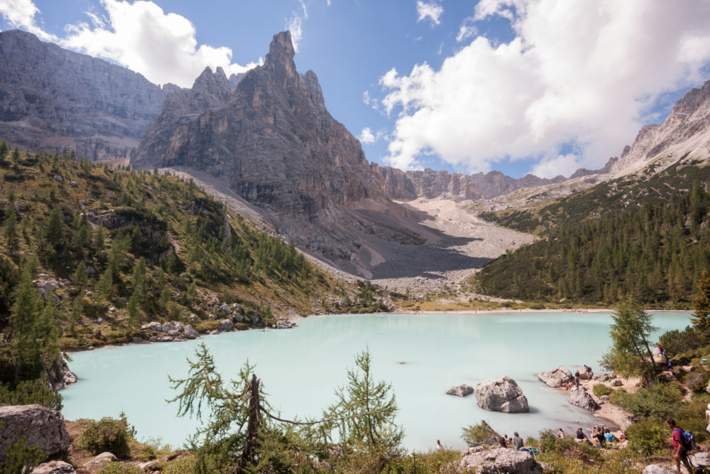 Italien Lago di Sorapis wandern