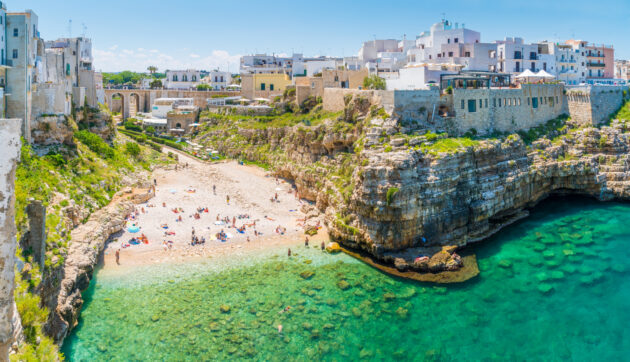 Italien Bari Strand Polignano a mare