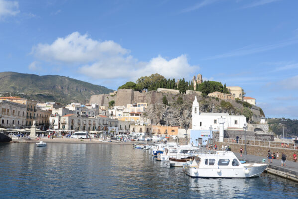 Italien Lipari Hafen