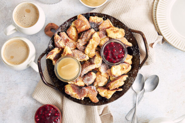 Kaiserschmarrn in der Pfanne