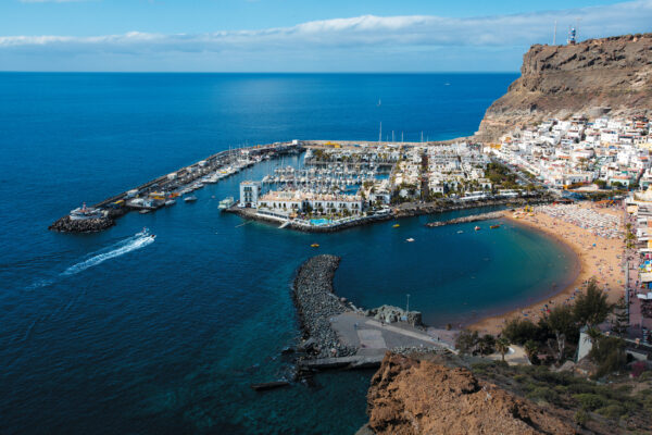 spanien gran canaria mogan bucht