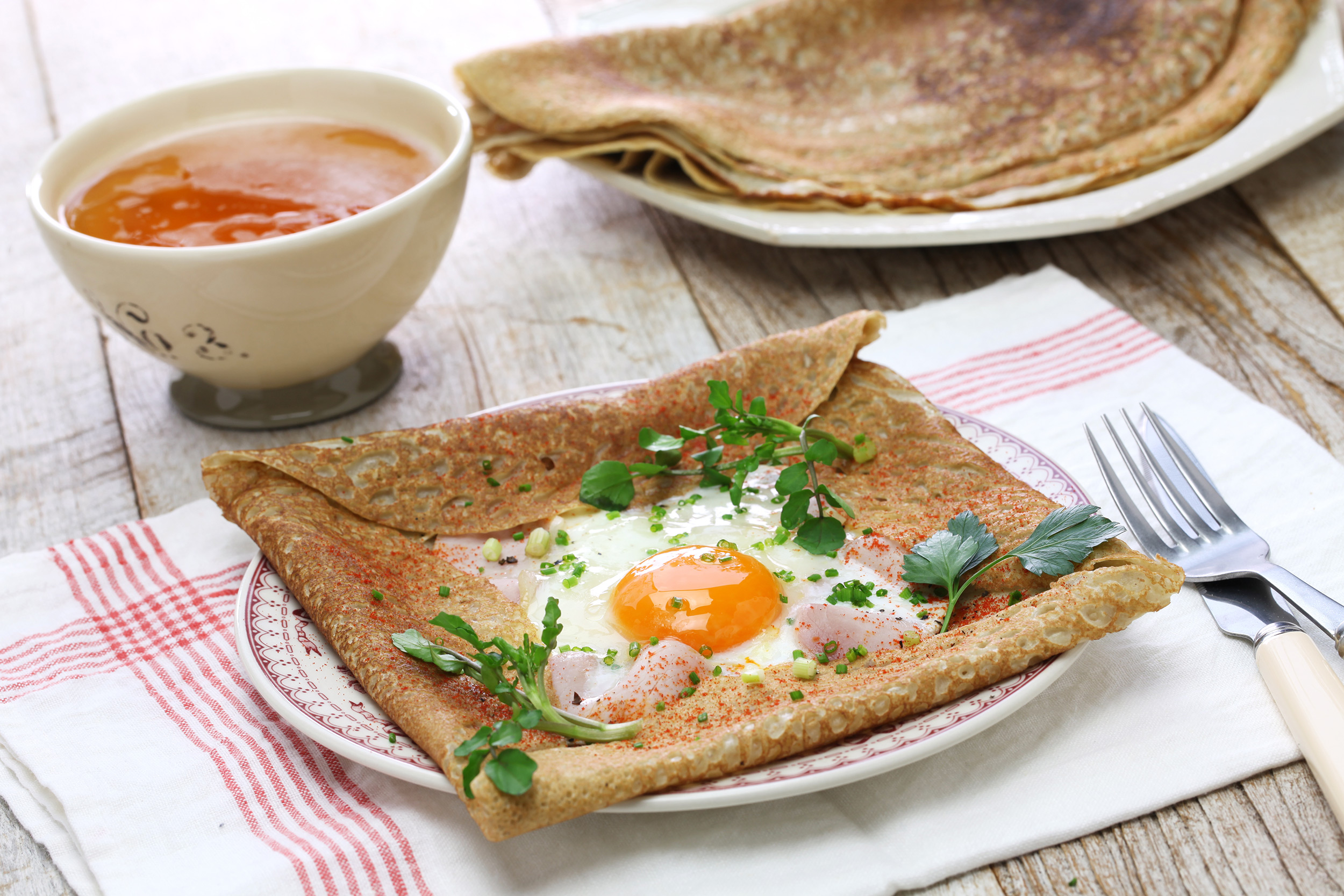 Frankreich Bretagne Crepe