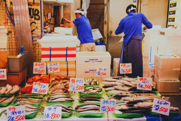 Japan Tokio Fischmarkt