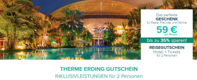 Therme Erding Gutschein: 2 Tage mit Hotel & Eintritt