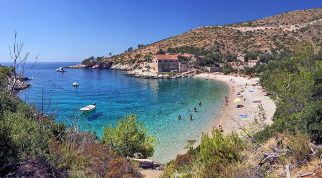 Kroatien Hvar Dubovica Beach