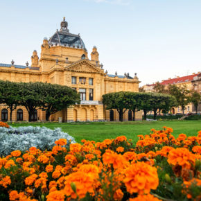 Kroatie Zagreb Kunstpavillon