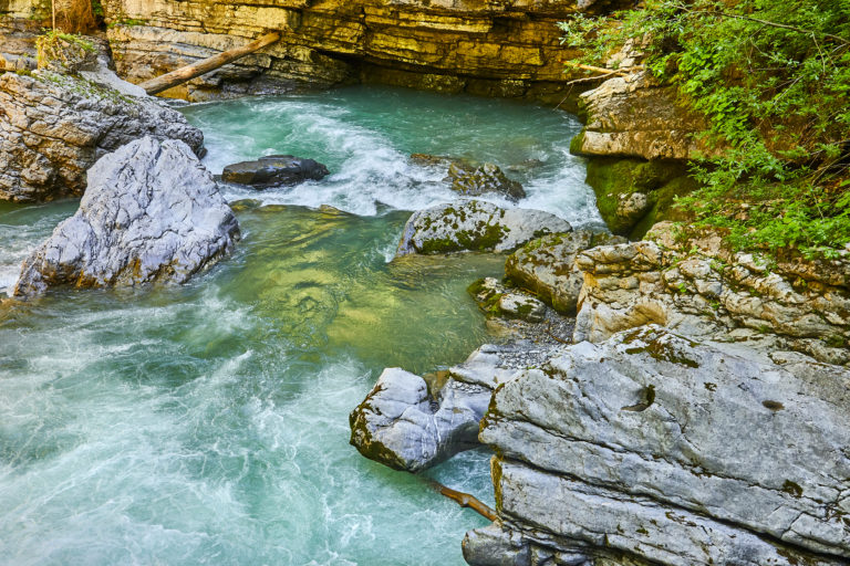 Deutschland Allgäu Breitachklamm
