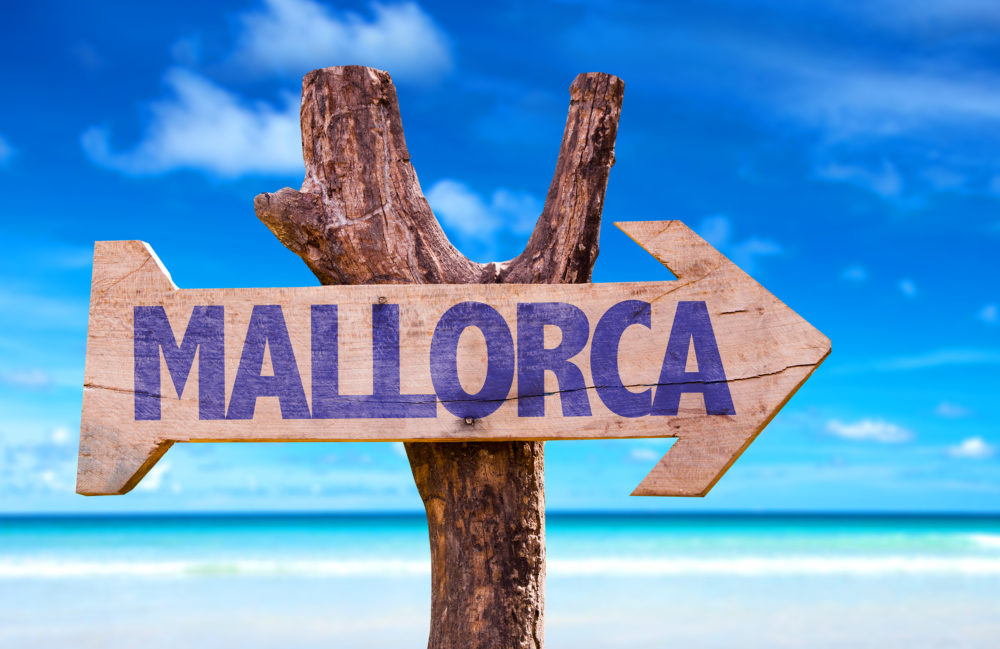 Spanien Mallorca Schild