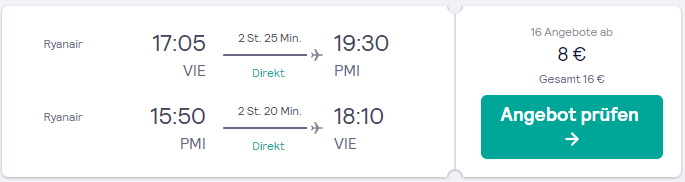 Mallorca Kracher: 8 Tage im 4* Hotel inkl. Flug für 165€ - Urlaubstracker.at