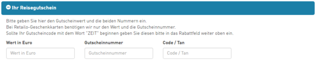 Ltur Gutschein einlösen