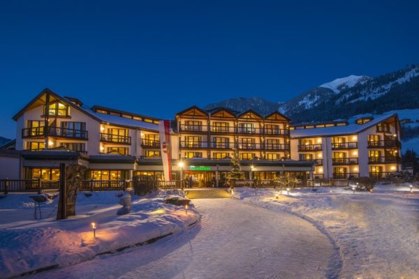 Gastein Hotel Winter Abend