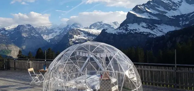 Außergewöhnliches Erlebnis: 2 Tage in Bubble-Suite in der Schweiz nur 70€