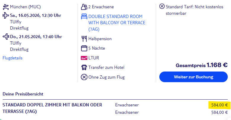 Spanien Pauschalreise Angebot