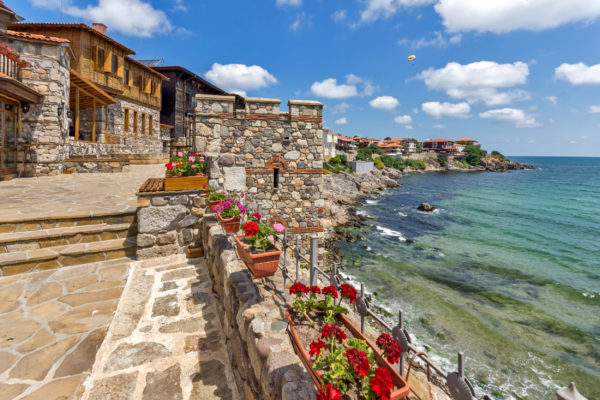 Amazing,Panorama,With,Ancient,Fortifications,In,Old,Town,Of,Sozopol,