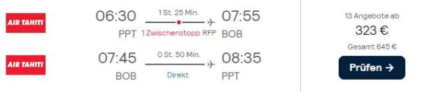 PPT BOB Flug