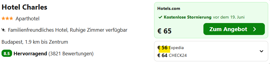 Ungarn Hotel Angebot