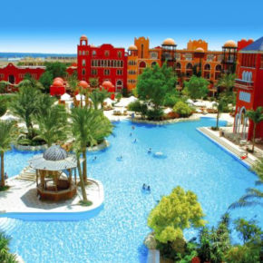 Ab ins Grand Resort Hurghada: [ut f="duration"] Tage im [ut f="stars"]* Hotel am Strand mit [ut f="board"], Flug & Transfer für [ut f="price"]€