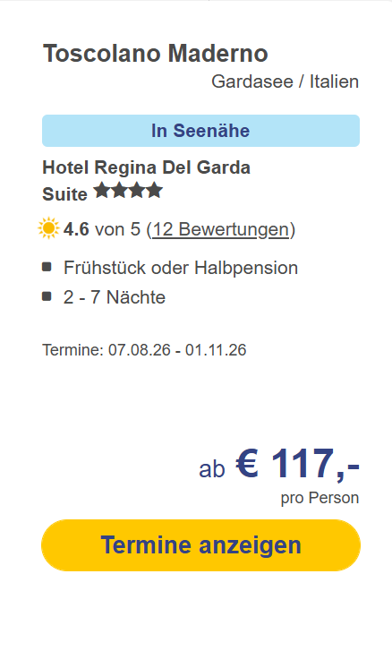 Italien Hotel Angebot