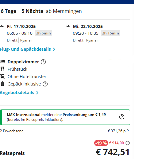 Griechenland Pauschalangebot