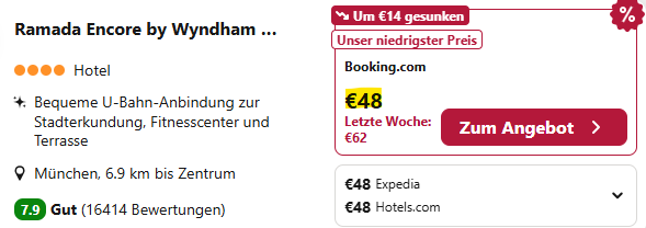 muenchen hotel angebot