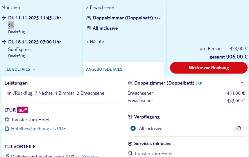Türkei Pauschalangebot