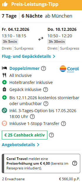 Türkei Pauschalangebot