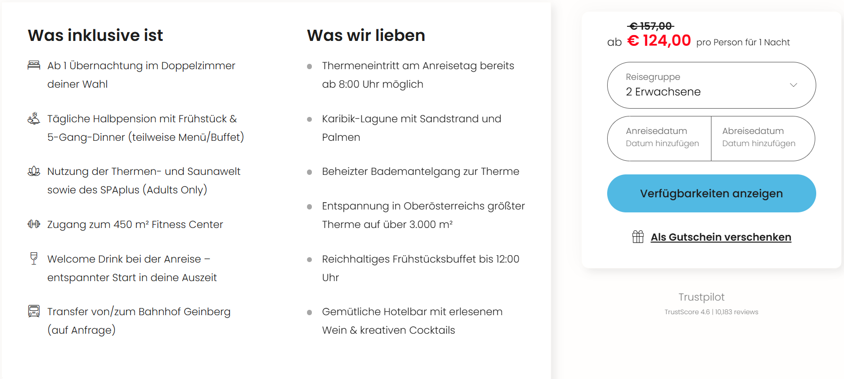 Österreich Hotel Angebot