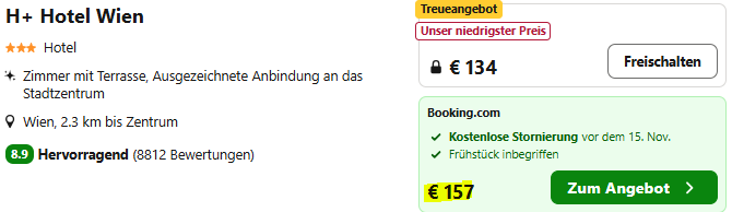 Wien Hotelangebot
