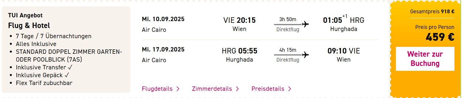 Ägypten Pauschalangebot
