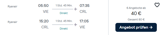 Brüssel Flug Angebot