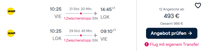 Flug Angebot