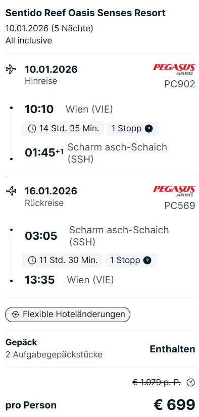 Ägypten Pauschalangebot