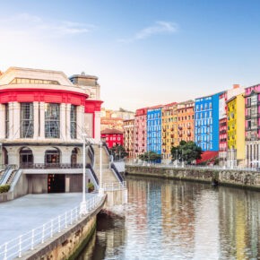 Spanien Bilbao Altstadt