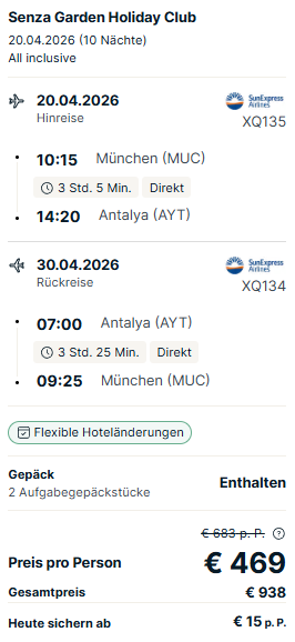 Türkei Reise Angebot
