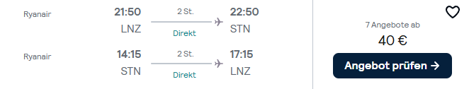 London Flug Angebot