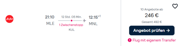 Manila Flug Angebot