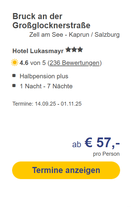 Österreich Hotel Angebot