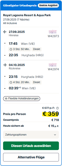 aegypten pauschalangebot