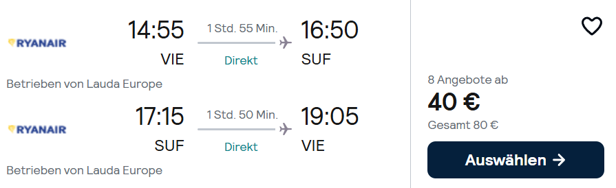 Italien Flug Angebot