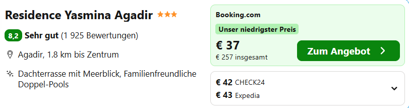 Marokko Hotel Angebot