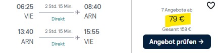 Flug Stockholm