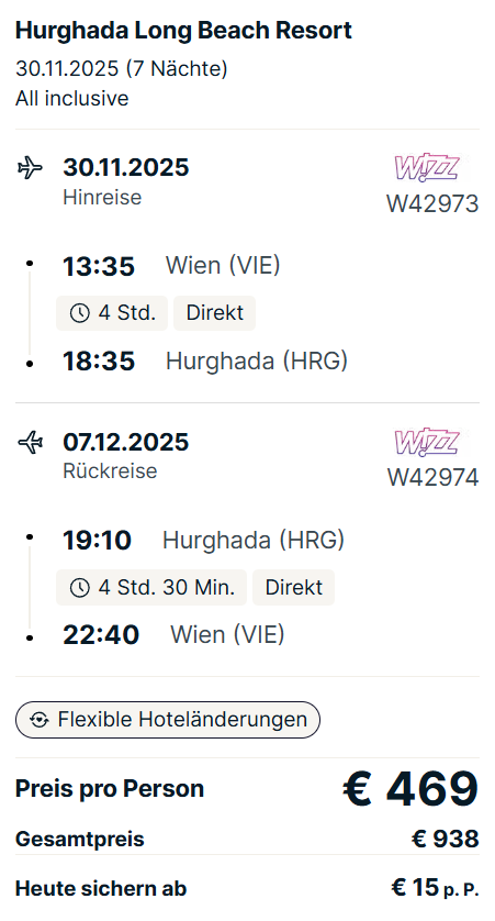 Ägypten Reise Angebot
