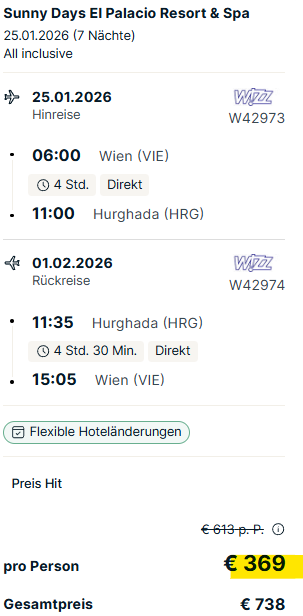 Ägypten Pauschalreise Angebot